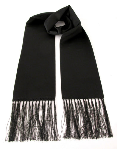 Black Classic Dress Scarf