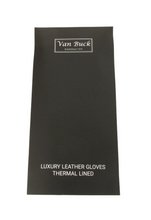 Black Leather Thermal Lined Gloves