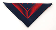 Navy Red Dot Bandana / Kerchief by Van Buck
