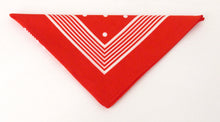 Red White Dot Bandana / Kerchief by Van Buck
