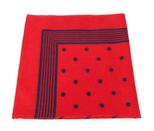 Assorted Pack of 4 Dotted Bandanas / Kerchiefs by Van Buck