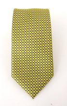 Gold Neat Squares Tie by Van Buck