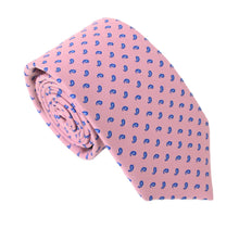 Pink Neat Paisley Tie by Van Buck