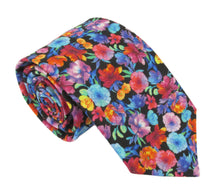 Bold Floral Cotton Tie by Van Buck