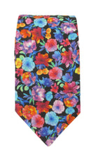 Bold Floral Cotton Tie by Van Buck