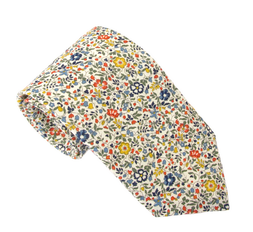 Katie & Millie Multi Cotton Tie Made with Liberty Fabric