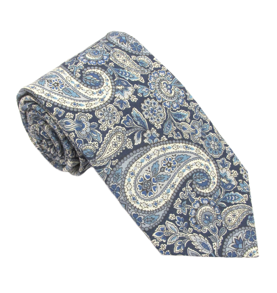 Lee Manor Cotton Tie Made with Liberty Fabric