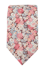 Libby Pink Cotton Tie Made with Liberty Fabric