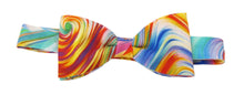 Light Multi Swirl Bow Tie by Van Buck