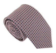 Pink Geometric Tie by Van Buck