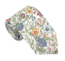 Rachel Pastel Cotton Tie Made with Liberty Fabric