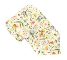 Robyn Emily Sage Green Cotton Tie & Pocket Square Made with Liberty Fabric