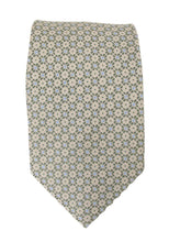 Sage Green Square Tiles Tie by Van Buck