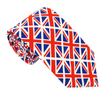 Union Jack Novelty Cotton Tie by Van Buck