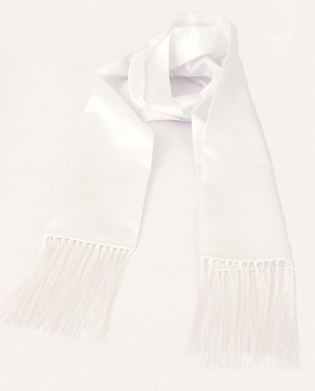 White Classic Dress Scarf