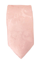 Deep Rose Paisley Wedding Tie By Van Buck