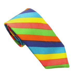 Rainbow Stripe Tie by Van Buck