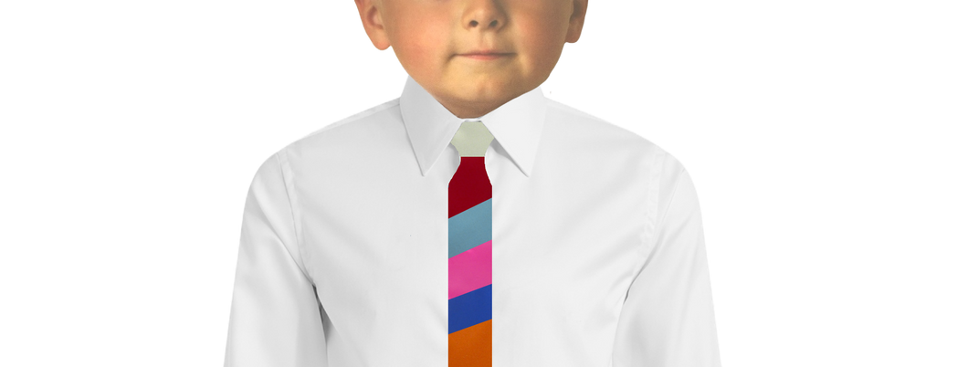 Custom Satin/Slub Childs Tie (Choose colour) * Non refundable