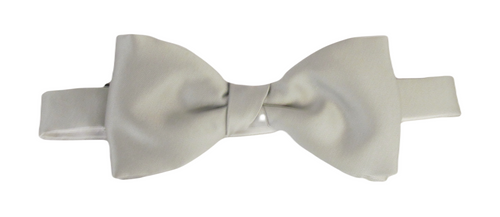 Silver Grey Bow Tie by Van Buck