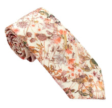 Wild Flowers Pink Cotton Tie & Pocket Square Made with Liberty Fabric