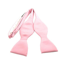 Rose Pink Self-Tie Wedding Bow Tie by Van Buck