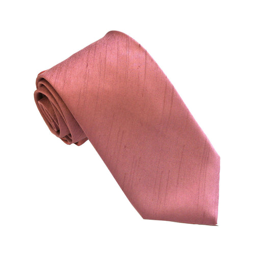 Van Buck Slub Plain Antique Pink Tie