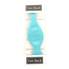 Aqua Self-Tie Bow Tie by Van Buck