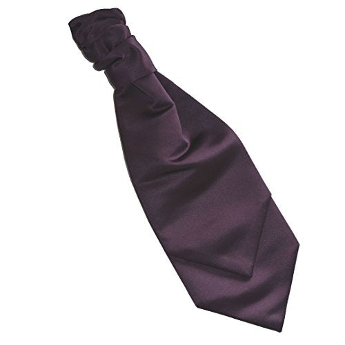 Dark Purple Wedding Cravat by Van Buck