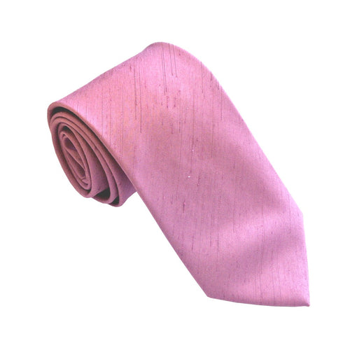 Van Buck Slub Plain Dusky Pink Tie