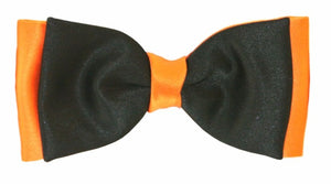 Black & Orange Bow Tie by Van Buck