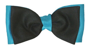 Black & Turquoise Bow Tie by Van Buck