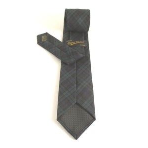 Black Watch Tartan Wool Tie by Van Buck
