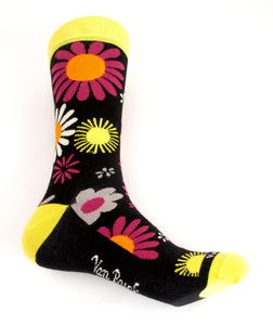 Van Buck Limited Edition Yellow Floral Socks