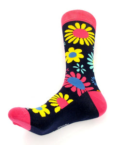 Van Buck Limited Edition Pink Floral Socks