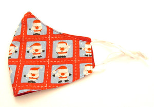 Father Christmas Cotton Face Covering / Mask