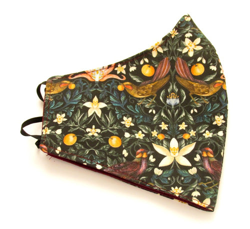 Forbidden Fruit Face Covering / Mask Made with Liberty Fabric