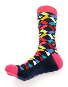 Van Buck Limited Edition Multi-Coloured Geometric Socks