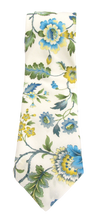 Eva Belle Green Cotton Tie Made with Liberty Fabric