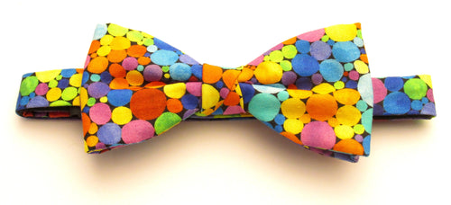 Multicoloured Bubbles Bow Tie by Van Buck