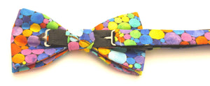 Multicoloured Bubbles Bow Tie by Van Buck