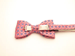 Pink Star Silk Bow Tie by Van Buck