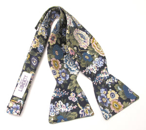 Elysian Day Silk Self-Tie Bow with Liberty Fabric