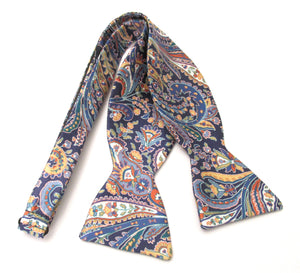 Great Missenden Silk Self-Tie Bow Made with Liberty Fabric