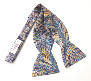 Great Missenden Silk Self-Tie Bow Made with Liberty Fabric
