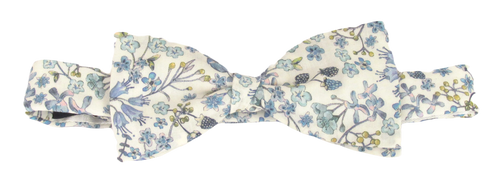 Donna Leigh Blue Bow Tie Made with Liberty Fabric