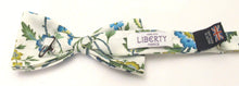 Eva Belle Green Bow Tie Made with Liberty Fabric
