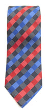 Royal Blue & Red Chequered Fancy Tie by Van Buck