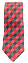 Red Chequered Fancy Tie by Van Buck Tie
