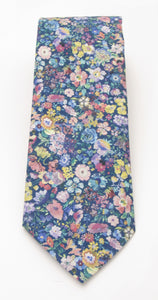 Classic Garden Cotton Tie Made with Liberty Fabric