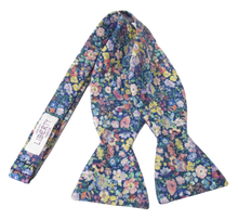 Classic Garden Cotton Self Tie Bow Tie Made with Liberty Fabric